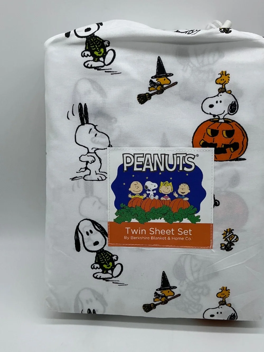 Peanuts Snoopy Halloween Twin Sheet Set